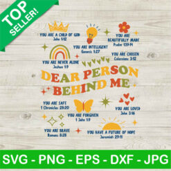 Dear Person Behind Me SVG PNG