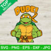 Dude Turtle Ninja SVG