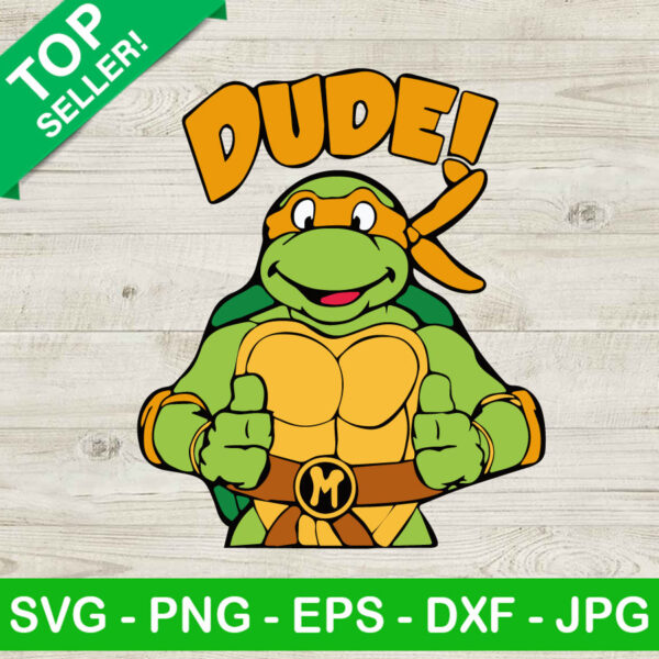 Dude Turtle Ninja SVG