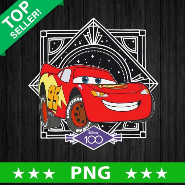 Lightning Mcqueen Disney 100 Years Of Wonder PNG