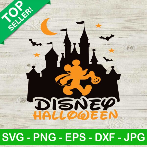 Halloween Disney Castle SVG