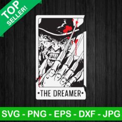 The Dreamer Freddy Krueger Tarot Card SVG