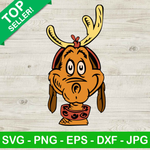 The Grinch Dog Max Face Svg