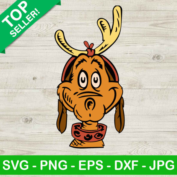 The Grinch Dog Max Face SVG