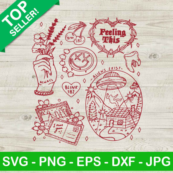 Feeling This Blink 182 Doodle SVG