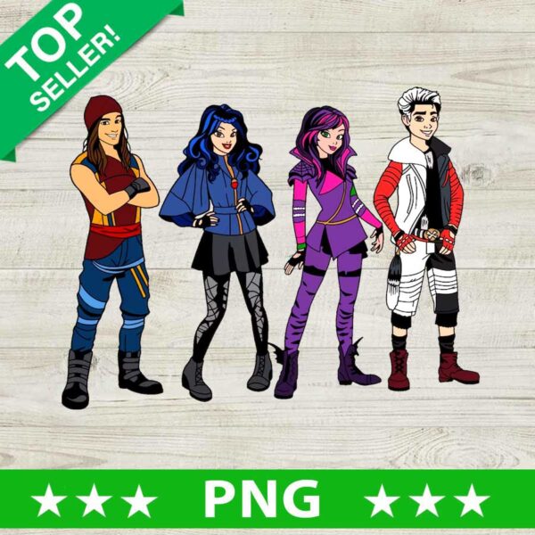 Disney Descendants Characters PNG