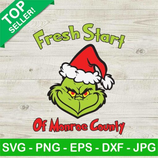 Grinch Fresh Start Of Monroe County SVg