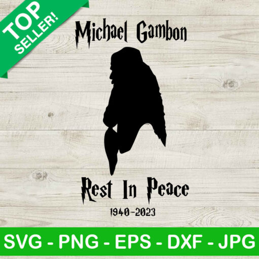 Rip Michael Gambon Svg
