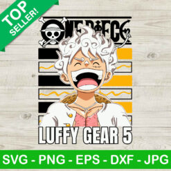 One Piece Luffy Gear 5 SVG