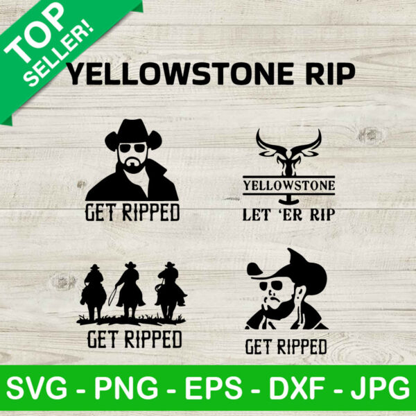 Yellowstone Rip SVG bundle