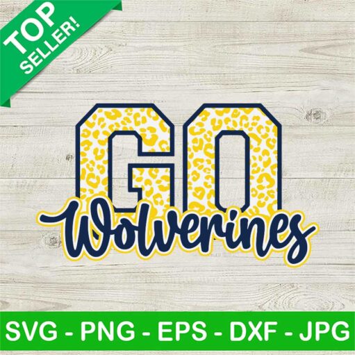 Go Michigan Wolverines Svg