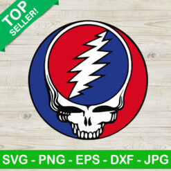Grateful Dead Steal Your Face SVG