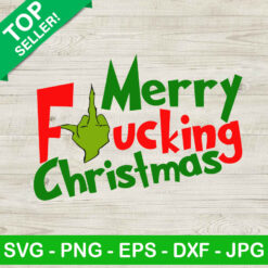 Grinch Merry Fucking Christmas SVG