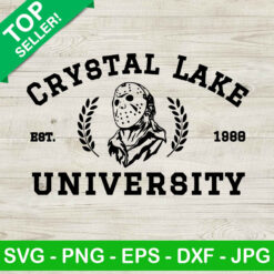 Jason Crystal Lake University SVG