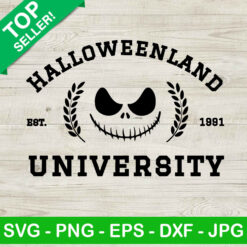 Halloweenland Skellington University SVG