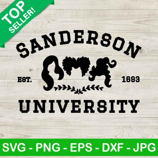 Sanderson University Est 1693 Svg