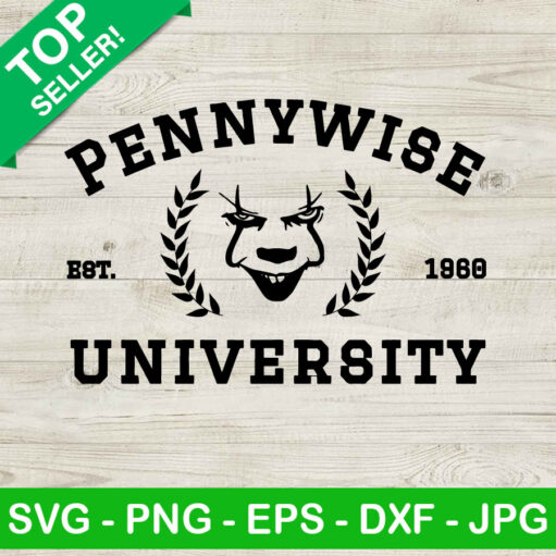 Pennywise University Est 1960 Svg