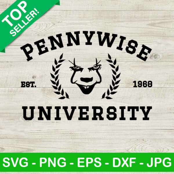 Pennywise University Est 1960 SVG