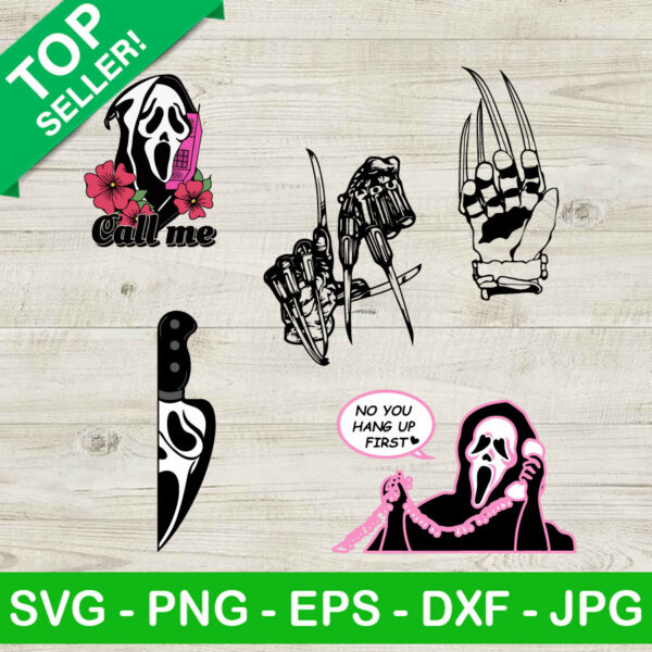 Hang Up Ghost Face SVG Bundle