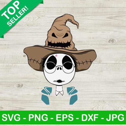 Jack Skellington Harry Hat Svg