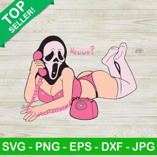 Sexy Horror Ghostface SVG