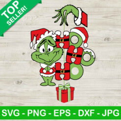 Grinch Hohoho Santa Claus SVG