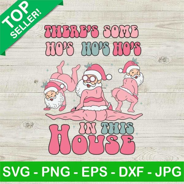 Sexy Santa There's Some Ho's Ho's Ho's In This House SVG
