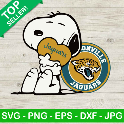 Snoopy Jacksonville Jaguars SVG