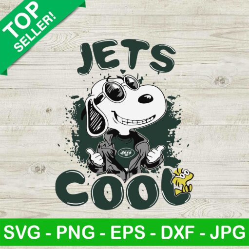 Jets Snoopy Cool SVG