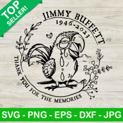 Jimmy Buffett Thank you for the memories SVG