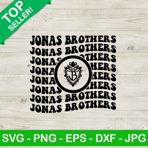 Groovy Jonas Brothers Svg