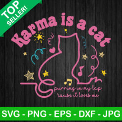 Karma Is A Cat SVG