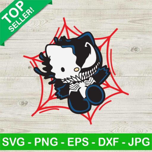 Hello Kitty Venom Svg