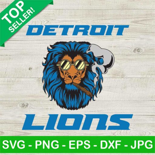 Detroit Lions Football Team SVG