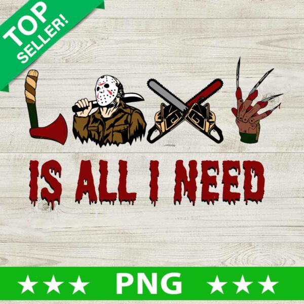 Love Is All I Need Jason Voorhees PNG