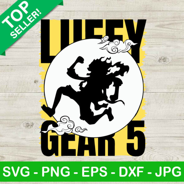 Luffy Gear 5 SVG