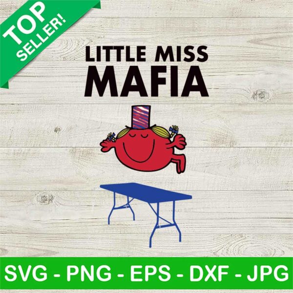 Little Miss Mafia SVG