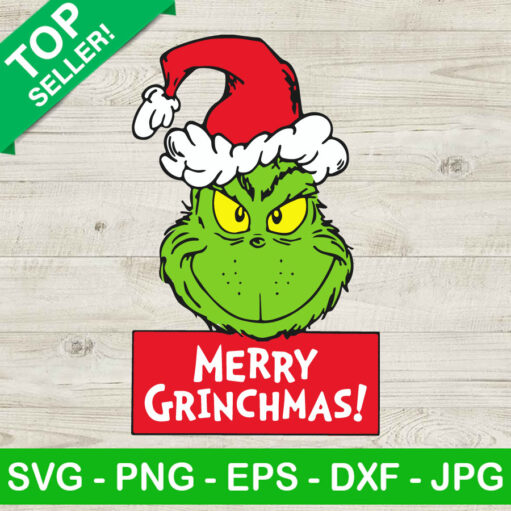 The Grinch Merry Christmas Svg