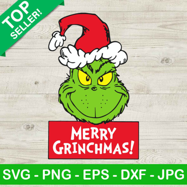 The Grinch Merry Christmas SVG