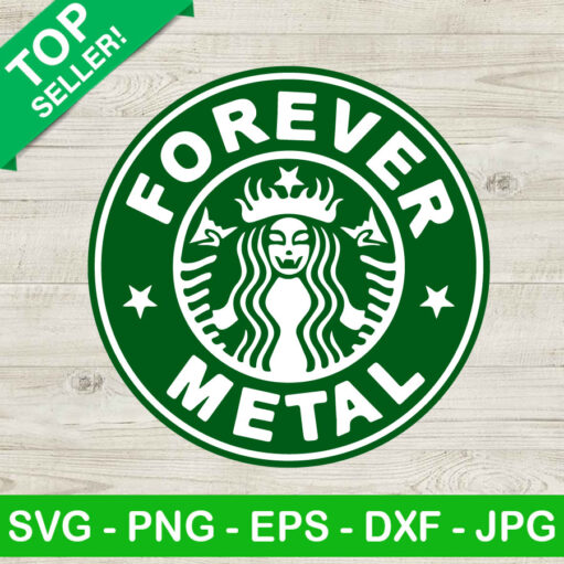 Forever Metal Starbucks Logo Svg