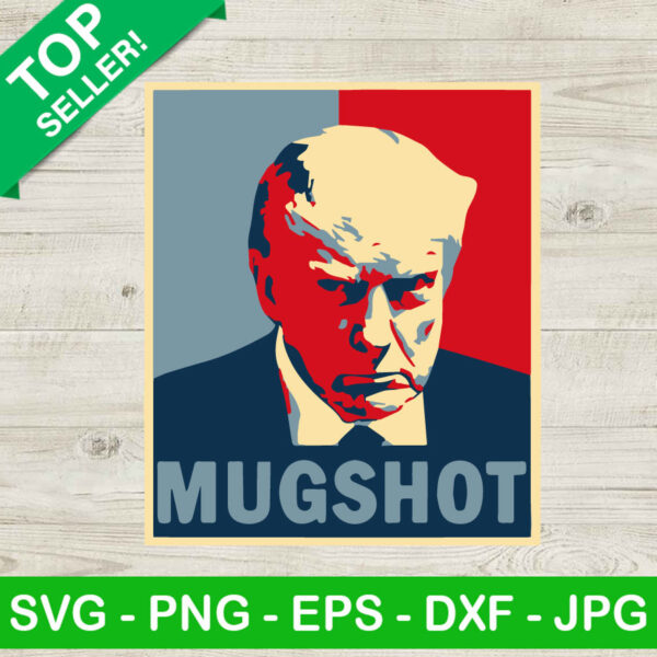 Trump Mug Shot SVG