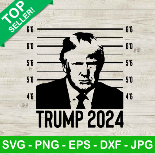 Trump Mugshot 2024 Svg