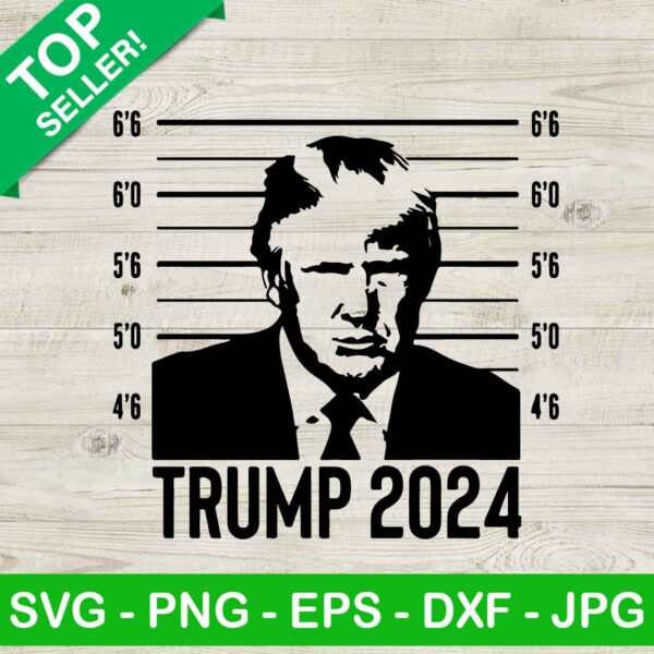 Trump Mugshot 2024 SVG