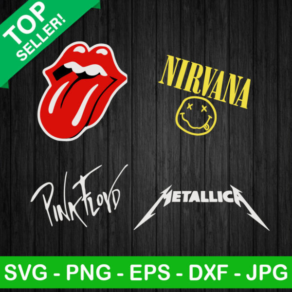 Blink 182 Pink Floyd Paramore SVG bundle