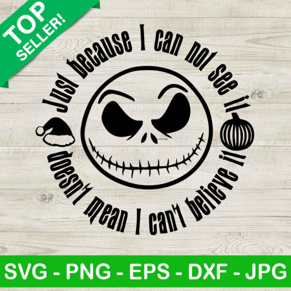 Just Because I Cannot See It Doesn't Mean SVG