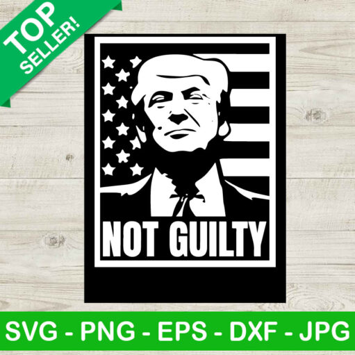 Trump Not Guilty Svg