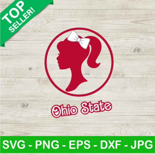 Ohio State Barbie Logo Svg
