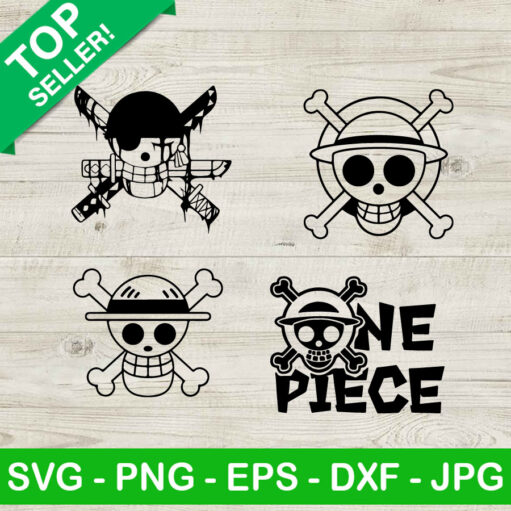 One Piece Straw Hat Pirates Bundle SVG