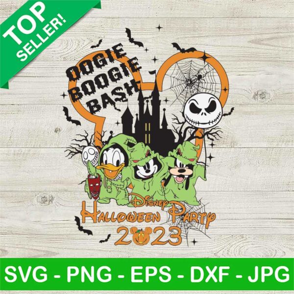 Oogie Boogie Bash Disney Halloween Party SVG, Disney Friends Oogie Boogie Bash SVG, Disney Halloween SVG, Nightmare Before Christmas SVG