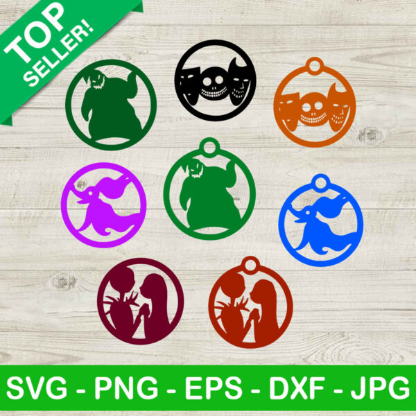 The Nightmare Before Christmas Ornament SVG